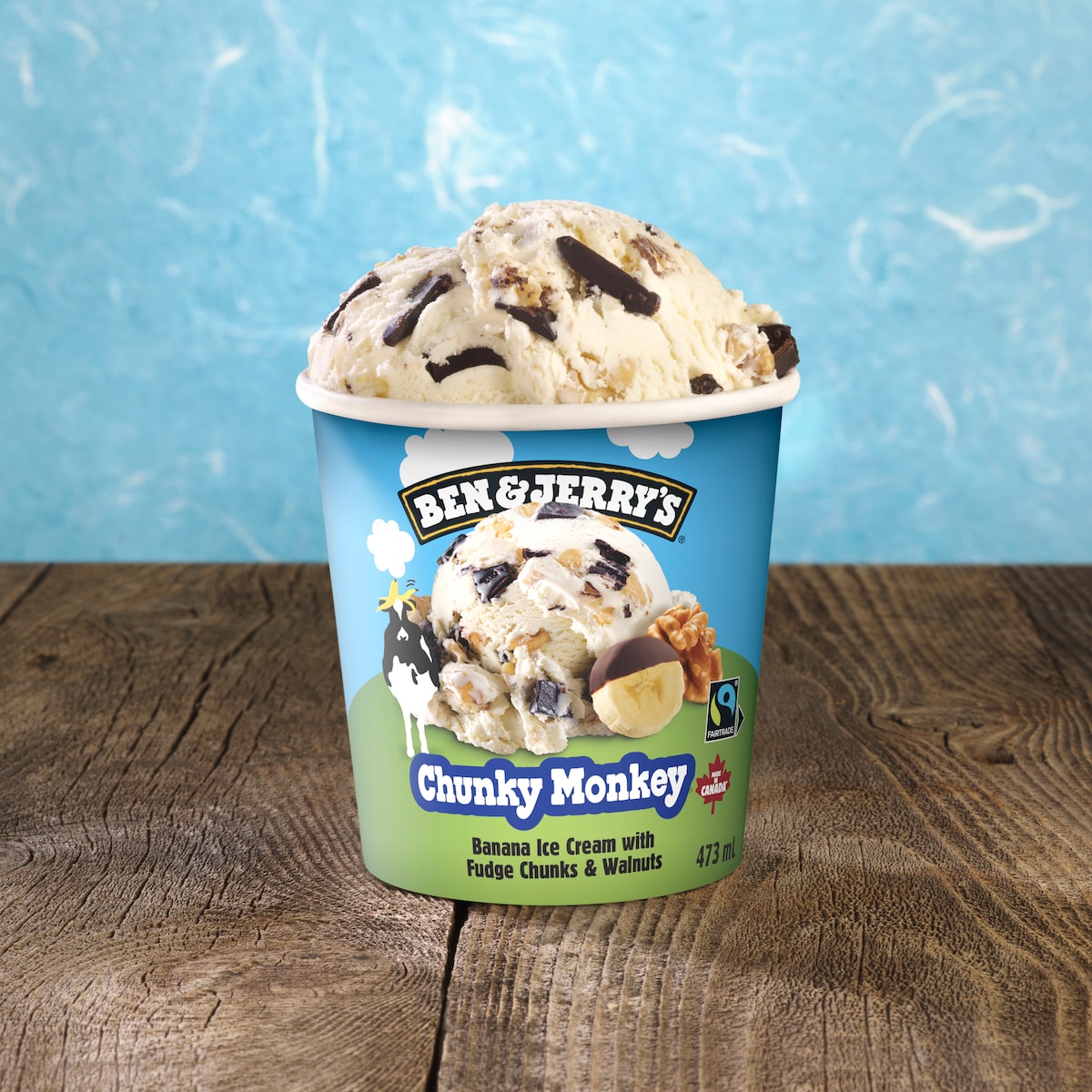 Chunky Monkey Ice Cream - Pint 1 / 3