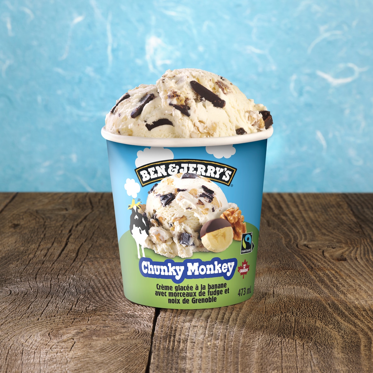 Chunky Monkey Ice Cream - Pint 1 / 3