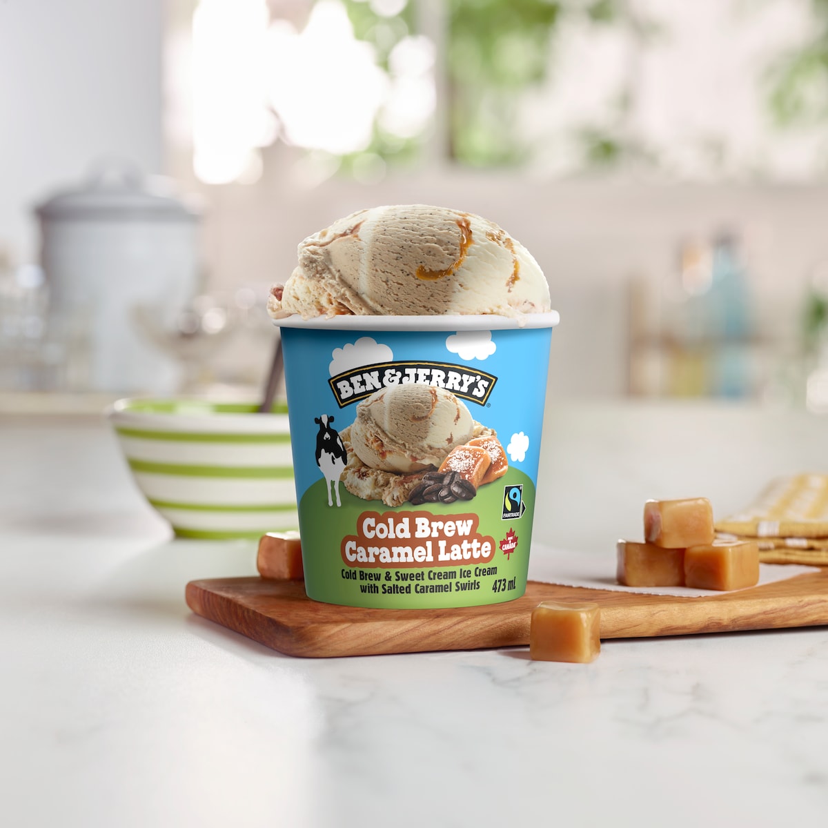 Cold Brew Caramel Latte Ice Cream - Pint 2 / 5