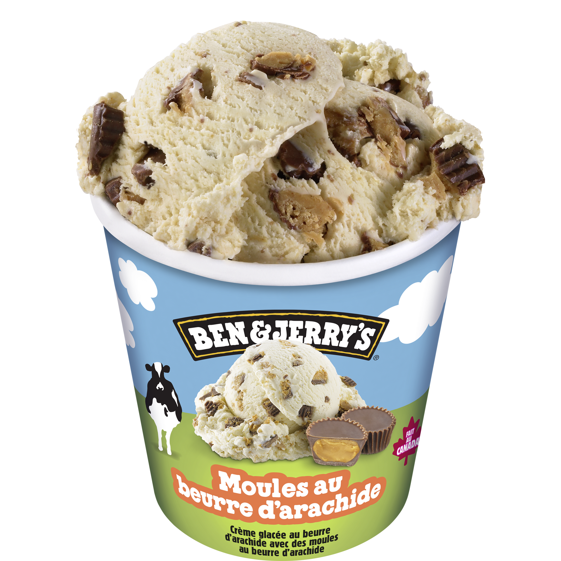 Moules au beurre d’arachide Original Ice Cream Contenants